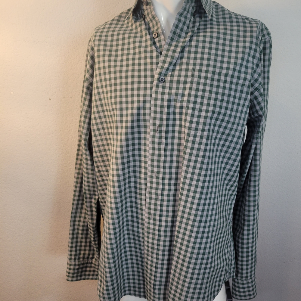 Banana Republic Checkered Button-Down Shirt